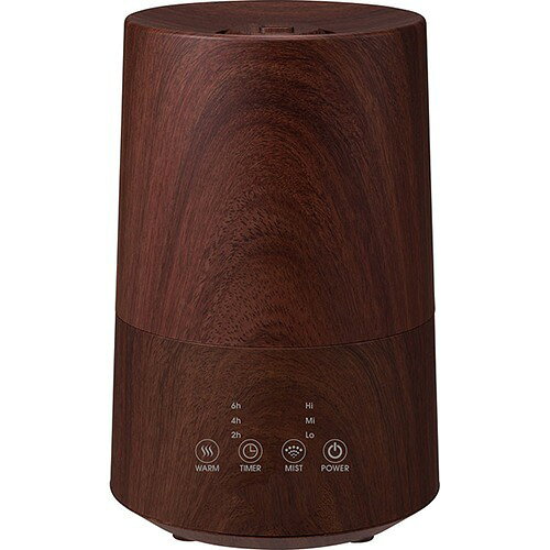 ハイブリッド加湿器 フロート L 木目調 ダークウッド(1セット)