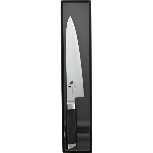 貝印 包丁 関孫六 ダマスカス 牛刀 刃渡り21cm AE5205 ｜ 高級 日本製 肉用 魚用 長め ステンレス 本格 上質 左右兼用 洋包丁