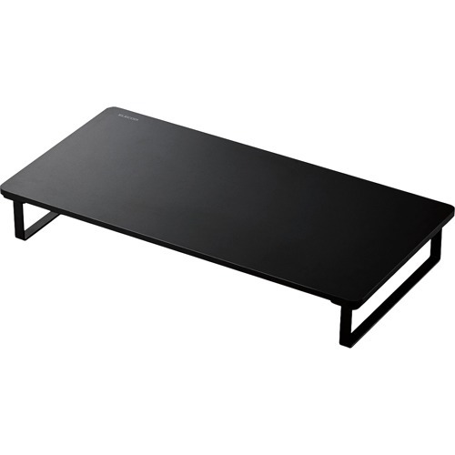 エレコム ディスプレイスタンド PC 27インチ 姿勢改善 滑りにくい 木製 PCA-DPSW528BK(1台)