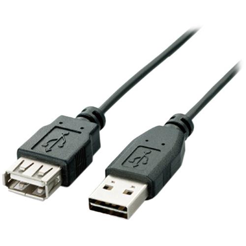 ELECOM 両面挿しUSB延長ケーブル U2C-DE20BK