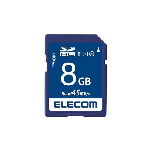 ELECOM SDHCメモリカード MF-FS008GU11R