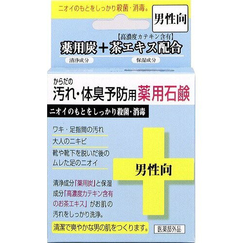 からだの汚れ・体臭予防 薬用石鹸 男性向 CTY-SM 80g