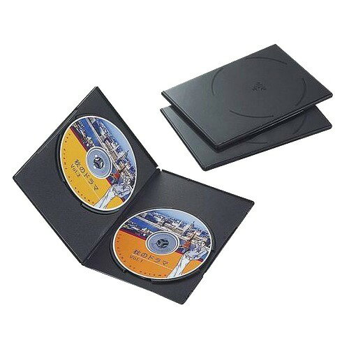 楽天市場】エレコム エレコム DVDトールケース CCD-DVD04BK(3コ入