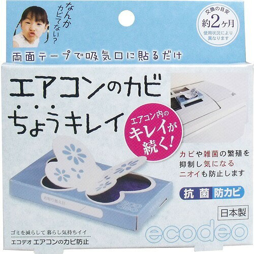 エコデオ エアコンのカビ ちょうキレイ(1コ入)