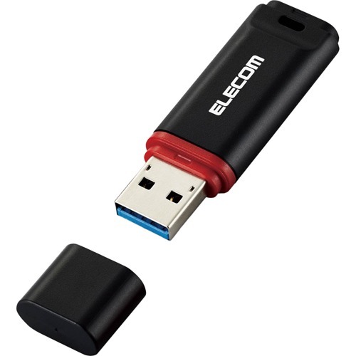 エレコム USBメモリ USB3.1(Gen1) データ復旧サービス付 64GB キャップ式 1年保証(1個)