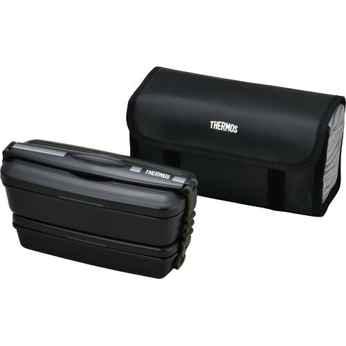 フレッシュランチボックス 2段式 900ml ブラックグレーDJB-905W BKGY(1コ入)