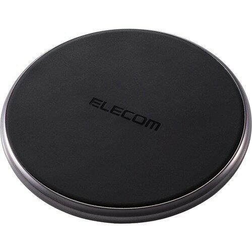 ELECOM ケーブル一体型 Qi規格対応ワイヤレス充電器 W-QA16BK ケーブル一体型 Qi規格対応ワイヤレス充電器(5W・卓上・1m) - W