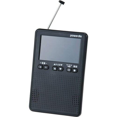 楽天市場】3インチ液晶ポータブルワンセグTV／FM・AMラジオ APR
