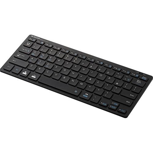 エレコム Bluetooth ミニキーボード Bluetoothミニ キーボード ブルートゥース パンタグラフ式 ブラック TK-FBP102BK/EC