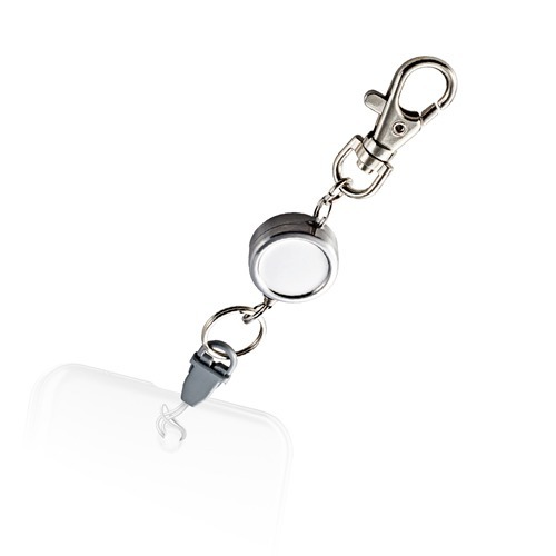 エレコム スマートフォン コードリールストラップ カラビナ+リール P-STCCSV(1個)