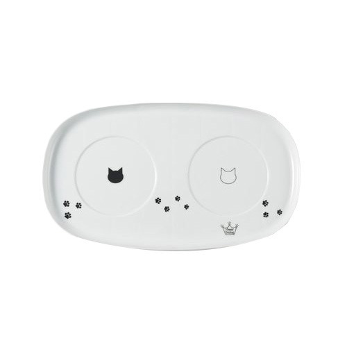 猫壱 ハッピーダイニング専用 食器トレー ダブル(1個)