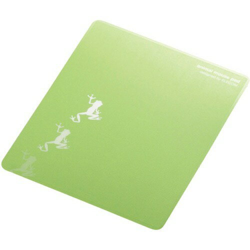 エレコム マウスパッド 3Dアプローチ構造 アニマル柄 カエル MP-111B(1枚)