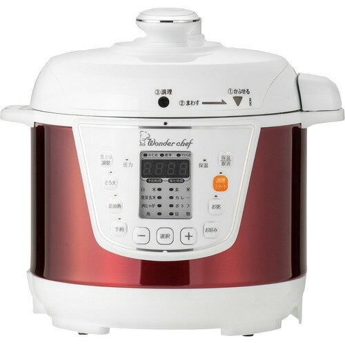 楽天市場】ワンダーシェフ ワンダーシェフ マイコン電気圧力鍋 4L 楽