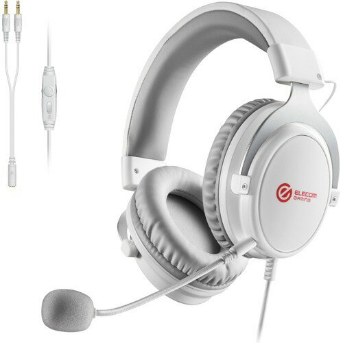 ELECOM ゲーミングヘッドセット HS-G40WH