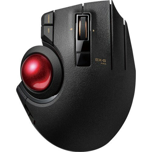 ELECOM - エレコム マウス　トラックボール 小型 ブラック M-MT2BRSBK Bluetooth（R）モバイルトラックボール（人差し指操作タイプ