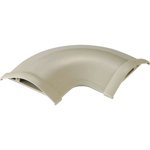 エレコム 床用モール 平面曲がり 両面テープ付 幅45mm ベージュ LD-GAM37A(1個)