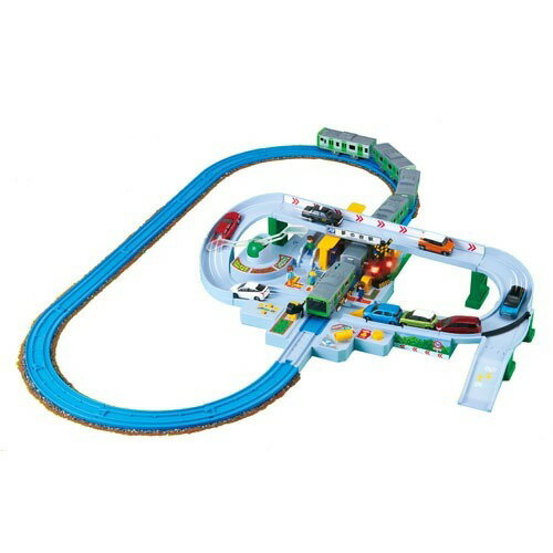 楽天市場】タカラトミー プラレール トミカと遊ぼう！ くるぞわたるぞ