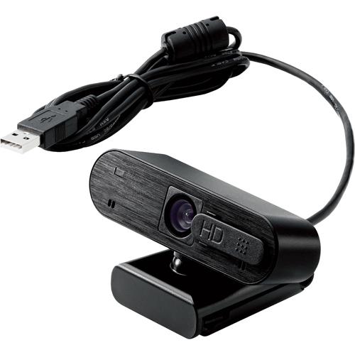 エレコム WEBカメラ マイク内蔵 200万画素 Full HD オートフォーカス UCAM-C820ABBK(1個)