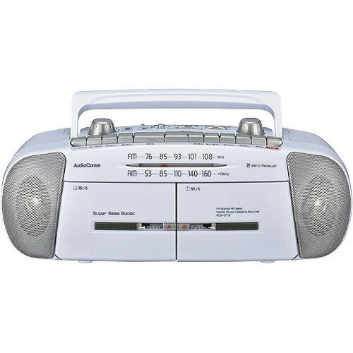 楽天市場】小泉成器 コイズミ ダブルラジカセ シルバー SAD-1233