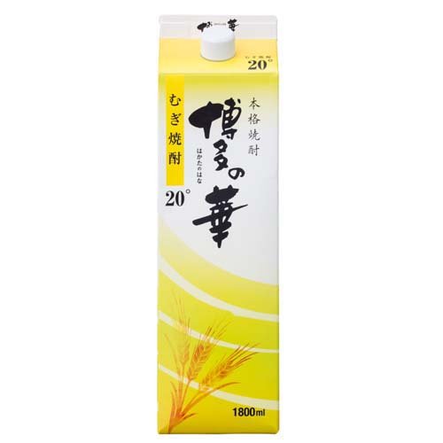 博多の華　25度 1800ml×6本 福徳長酒類 送料無料 博多の華 こめ 25度 1.8Lパック×6本 1