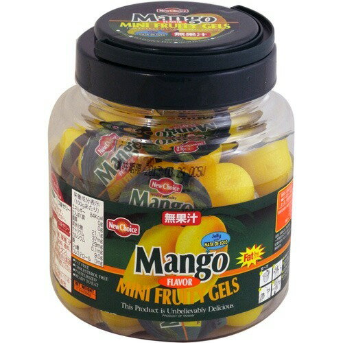 楽天市場】ニューチョイス ナタデココ入り マンゴ味ゼリー(500g