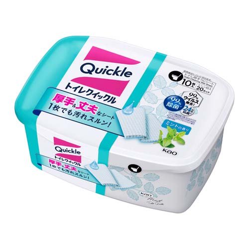 花王 トイレクイックル（旧） トイレクイックル 容器入 10枚（4901301283061）