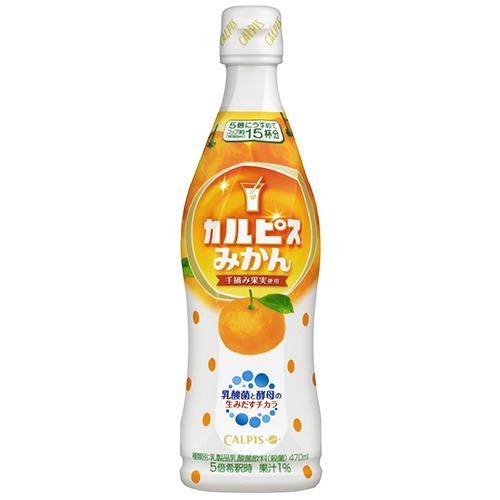楽天市場】アサヒ飲料 アサヒ飲料 カルピスみかん（コンク）470