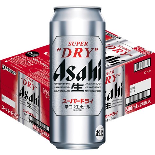 アサヒスーパードライ 缶 500ml 24缶入り