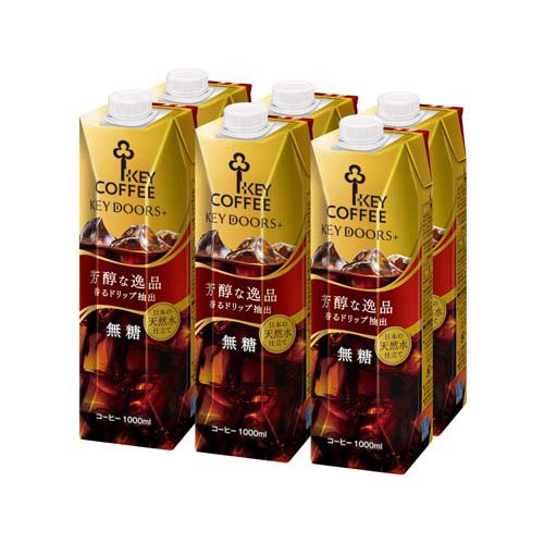 キーコーヒー リキッドコーヒー 天然水 無糖