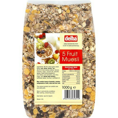 デルバ ファイブフルーツミューズリー(1kg)