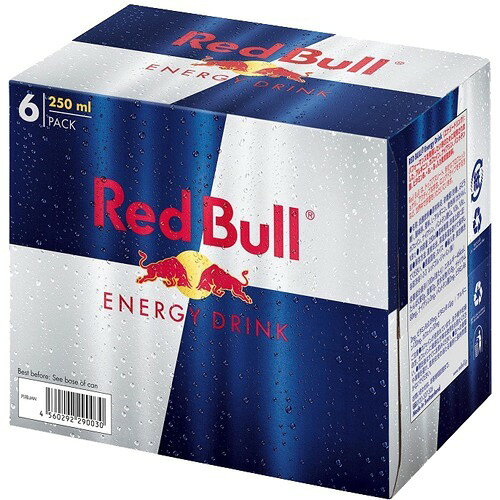 楽天市場】レッドブル・ジャパン レッドブル エナジードリンク(250ml×6