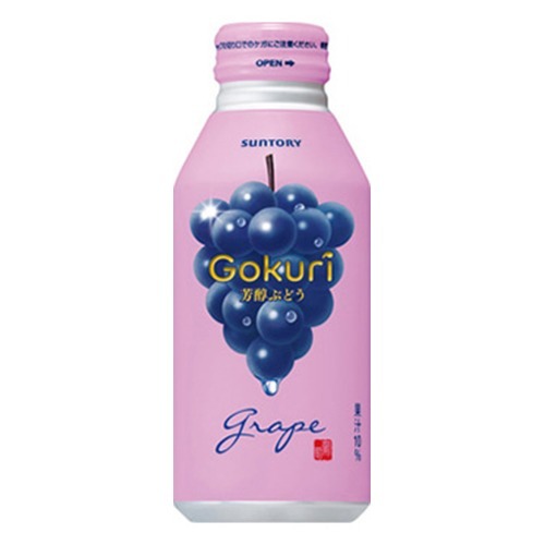や*も様 新品・未開封品】【24本】Gokuri グレープフルーツ 400g ボ SUNTORY Gokuri グレープフルーツ ボトル缶 400g×24 Gokuri