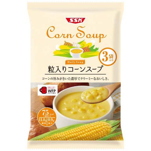 Daily Soup 粒入りコーンスープ(160g*3袋入)