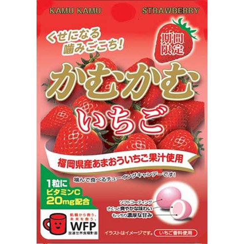 楽天市場】三菱食品 かむかむ いちご 袋(30g) | 価格比較 - 商品価格ナビ