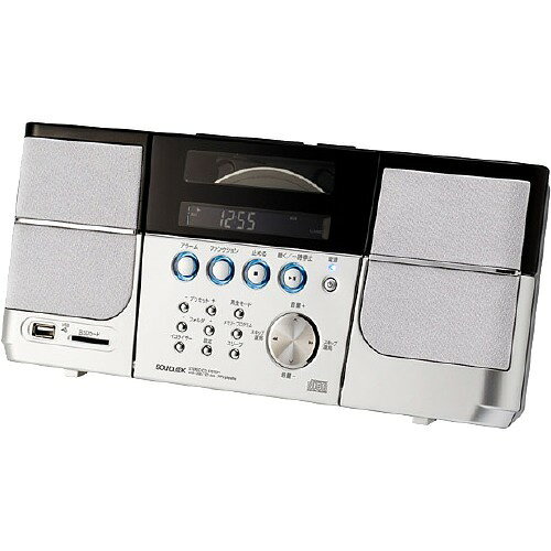 楽天市場】小泉成器 サウンドルック ステレオCDシステム ブラック SDB