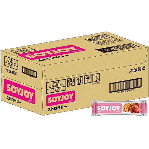 SOYJOY(ソイジョイ) ストロベリー(30g*12本入*4コ)