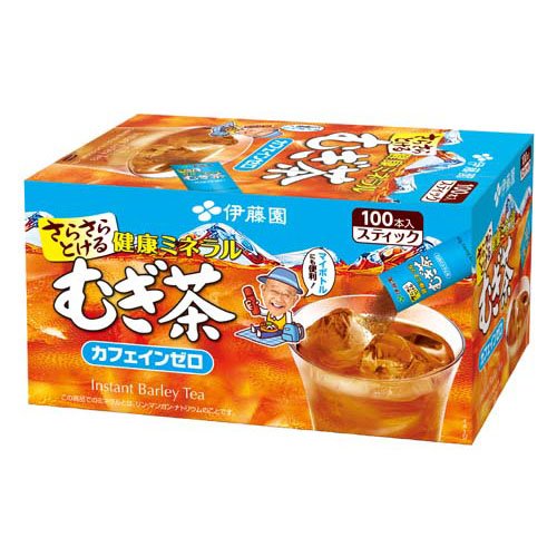伊藤園 健康ミネラルむぎ茶 粉末 スティックタイプ(0.8g*100本)