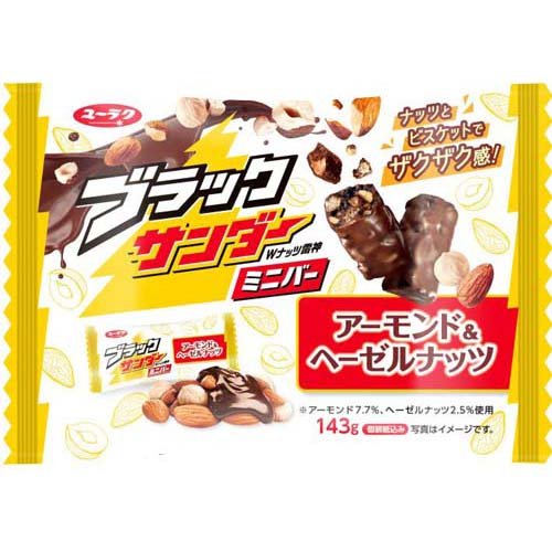 楽天市場】有楽製菓 ブラックサンダー ミニバー アーモンド