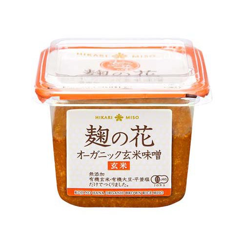 ひかり味噌 麹の花 無添加オーガニック味噌 玄米味噌(400g)