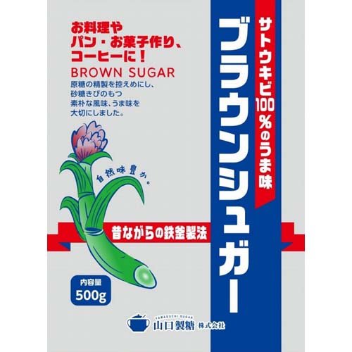 楽天市場】山口製糖 ポット印 ブラウンシュガー(500g) | 価格比較