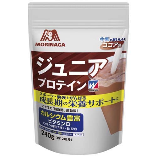 森永製菓 - ジュニアプロテイン　ヨーグルトドリンク味　森永製菓 980g  3袋セット 1340419055.jpg?1631795549