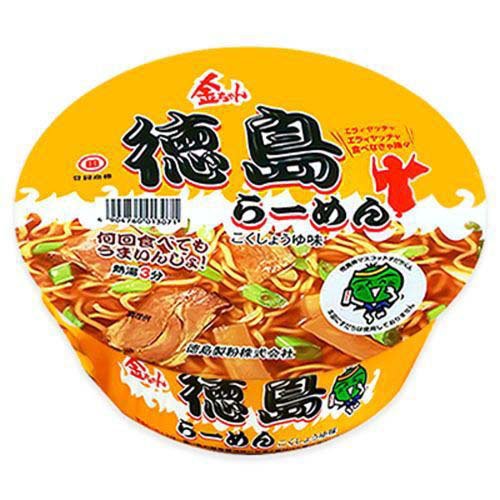 徳島製粉　金ちゃん 徳島ラーメン カップ 12個入【徳島ご当地グルメ】【発送重量 5kg】codeB1