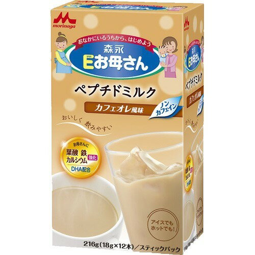 楽天市場】森永乳業 森永 Eお母さん ミルクティ風味(18g*12本入