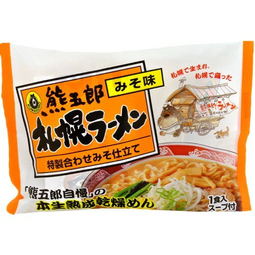 楽天市場】三八 熊五郎 札幌ラーメン みそ味(117g) | 価格比較 - 商品