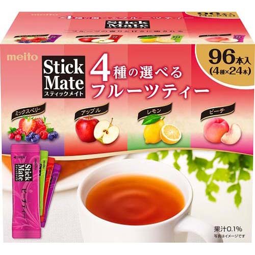 名糖産業 - 名糖 スティックメイト VCアソート 20P 120g Amazon | 名糖産業 Sメイト 4種のビタミンC飲料 20本入