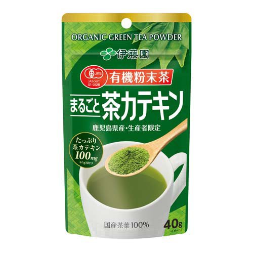 伊藤園 有機粉末茶 まるごと茶カテキン(40g)