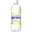 サンガリア 天然水強炭酸水レモン(500ml*24本入)