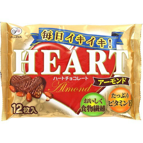 楽天市場】不二家 不二家 ハートチョコレート (アーモンド)(12枚入