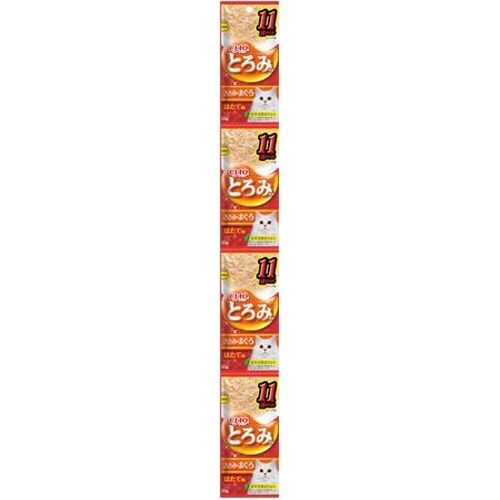 いなば チャオ とろみプチ 4連パック 11歳からのささみ・まぐろ ほたて味(35g*4パック)