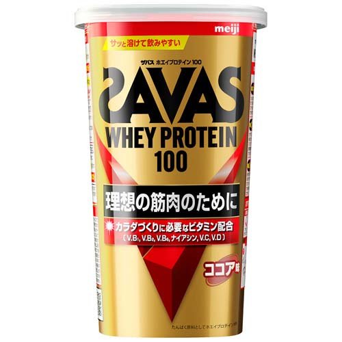 ザバス　ホエイプロテイン100 ココア味 120食分 プロテイン SAVAS Amazon | 明治 ザバス(SAVAS) ホエイプロテイン100 ココア味 280g